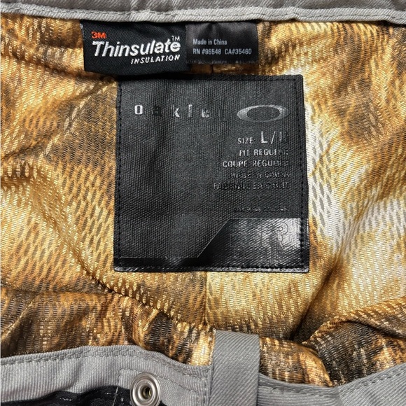 NEW Oakley Snowboard Pants Women's Size 14 Large Thinsulate Snow Ski Winter - Picture 14 of 15